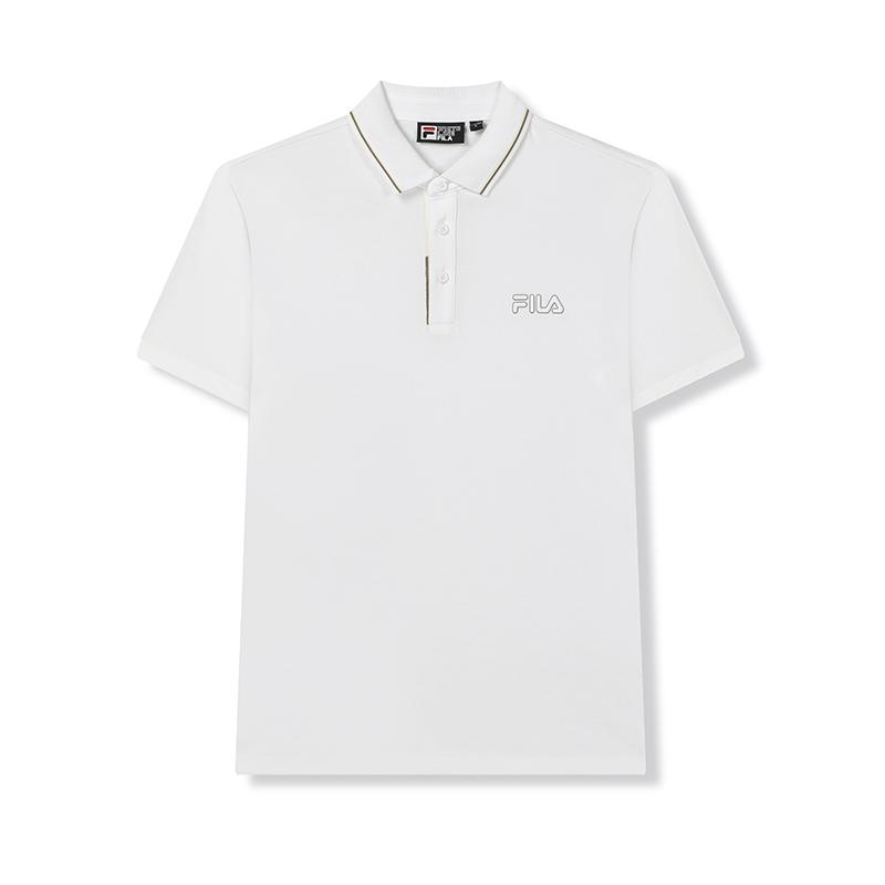 FILA HERITAGE Polo Shirt Men's Standard White F11M438109FWT