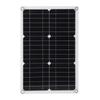 18V 20W Semi Flexible Solar Panel Monocrystalline High Efficiency Waterproof for Car RV Yacht Boat