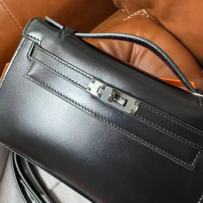 Вечерняя сумка Мини сумка Kelli сумка нового поколения 22 принт ладони swift коровья кожа черная BOX серебряная пряжка сумка-клатч на плечо