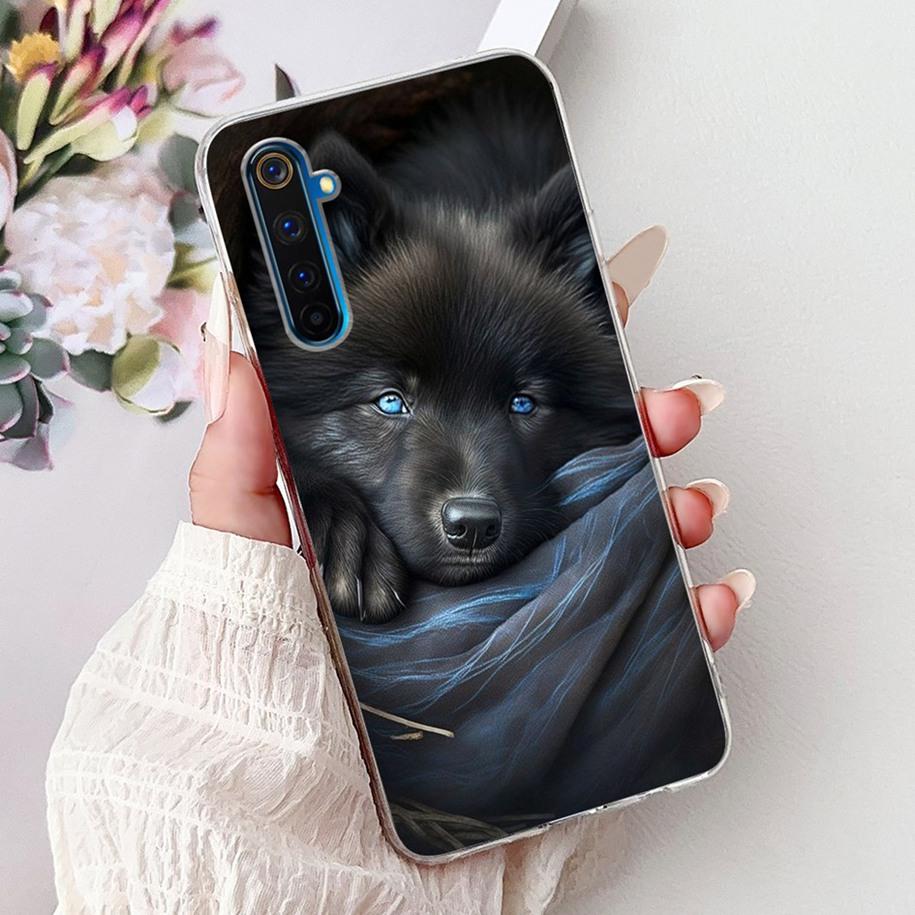 Чехол для Realme 6 Pro RMX2061 Мягкий Силикон Мультяшный Чехол для Телефона Для OPPO Realme 6 Pro Чехол Realme6 Realme 6 Pro 6i 6S 6Pro Coque