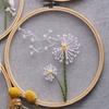 DIY Dandelion Needlework Plants Flowers Paintin Embroidery Sets Cross Stitch Kits Yarn Embroidery