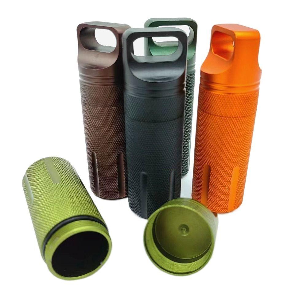 Box Irregular Jar Brass Seal Bottle Waterproof Bottle Outdoor Pill Tank Waterproof Canister