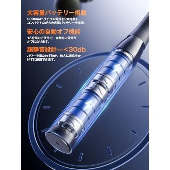 LIHILIS Fascia Release Gun (Reaches Back Ultimate Full Body Release) Handy Powerful 10mm Amplitude Stepless Speed Control Type-C Fast Charging Long