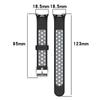 For Xiaomi Smart Band 9 NFC/9/8 NFC/8 Silicone Watch Band Dual Color Adjustable Wrist Strap