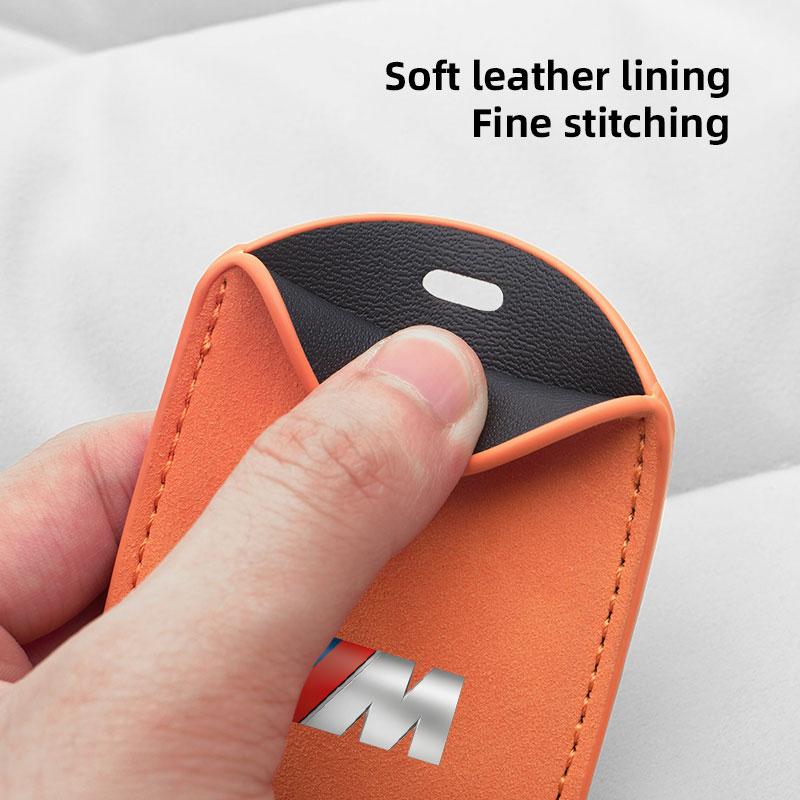 Stylish Card Shape Key Bag Shockproof Key Housing Shell Accessories For BMW G80 G06 G07 G42 G14 G15 G16 F82 F20 F21 F83/Stickers