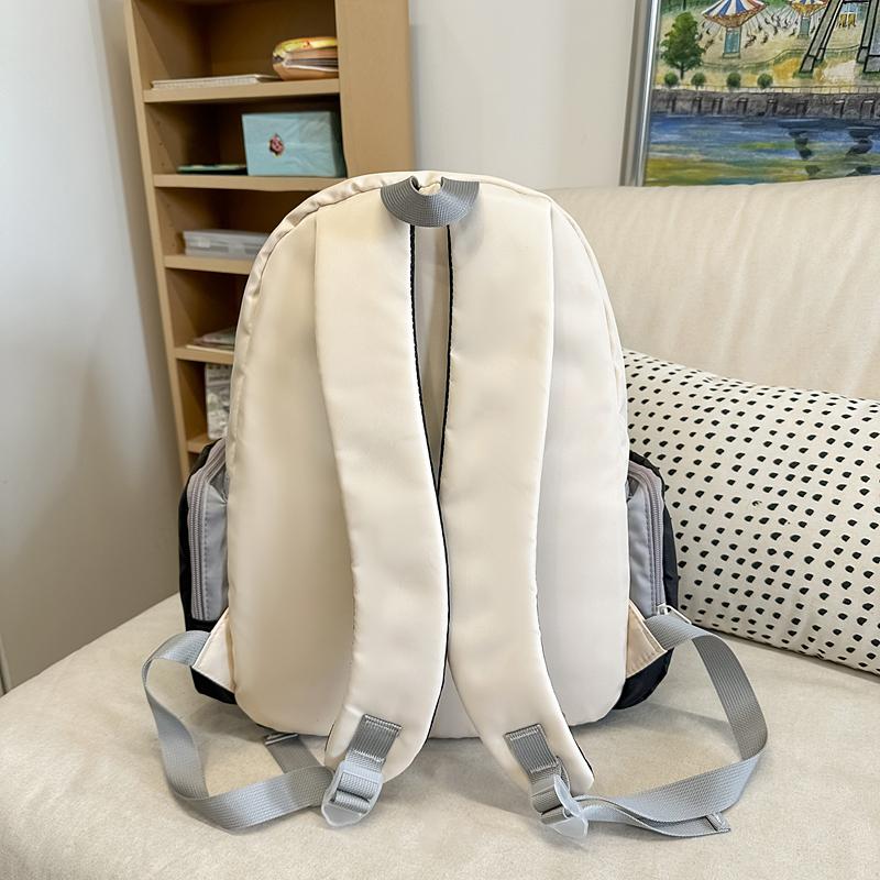 Рюкзак Color Block для женщин в стиле колледжа, школьный рюкзак для учеников младших классов средней школы