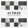 24 штуки плитки в европейском стиле, наклейки на стены, водонепроницаемые и маслостойкие наклейки для плитки для кухни и ванной комнаты, самоклеящиеся