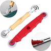1-Piece Window Installation Tool with Stainless Steel/Rubber Abrasive Cloth Wheel - Install Windows with Ease and Precision