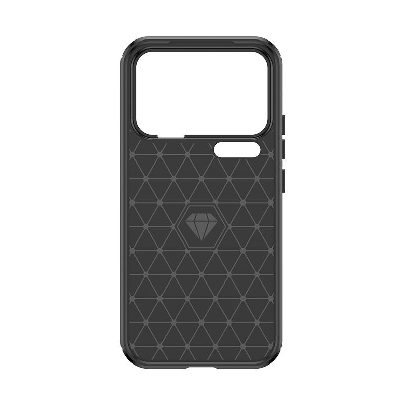 For Cover Xiaomi 17 Pro Max Case For Xiaomi 17 Pro Max Shockproof TPU Silicone Carbon Fiber Back Case For Xiaomi 17 Pro Max Case