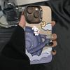 Чехол для телефона 'Планета Зайчик' для iPhone 15 17 17Air 14 13 12 11 Pro Max Plus 7 8 16E Прозрачный противоударный чехол Жесткая крышка