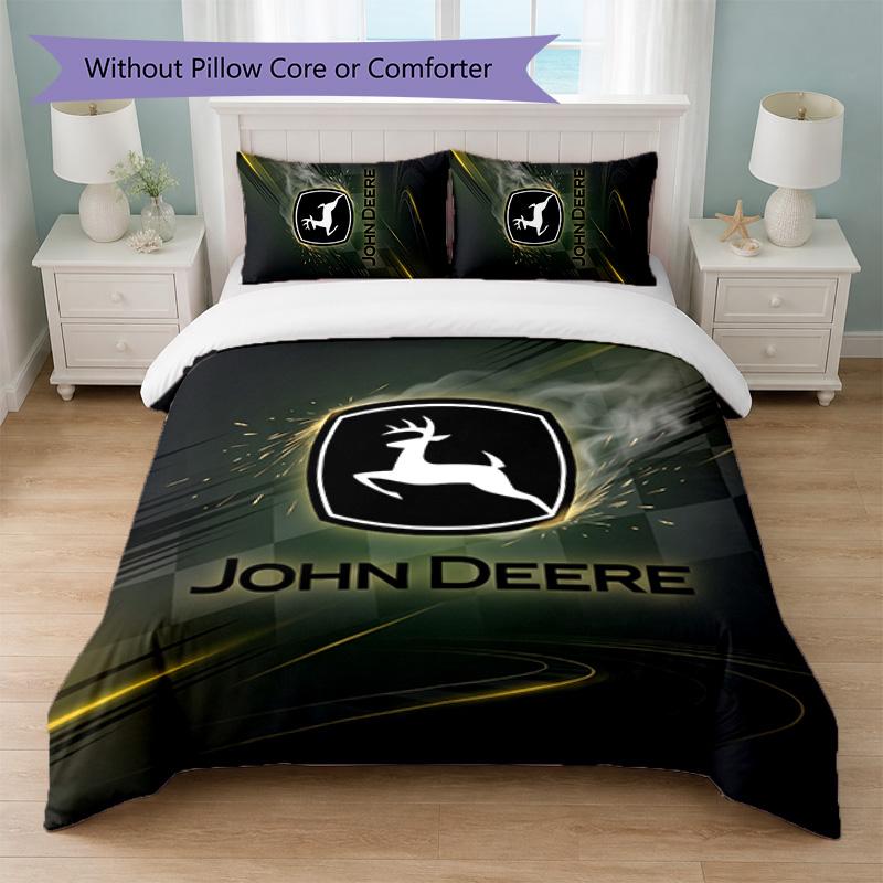 John deere Печать 3 шт. Комплект постельного белья Пододеяльник с двумя наволочками Мягкое постельное белье для домашней спальни