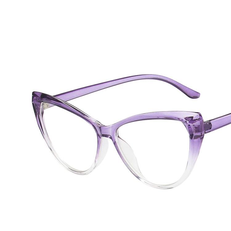 Women Eyeglasses Frame Cat Eye Pink Pretty Eye Glasses Optical Frames For Female Plastic Glasses Frame Fashion Decoration