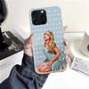 CR66 S-Sabrina C-Carpenter Мягкий чехол для телефона для IPhone 11 17 Air 16E 16 Pro Max 15 + 14 Plus 13 Mini 12 Apple 7 SE 8 Fundas Coque
