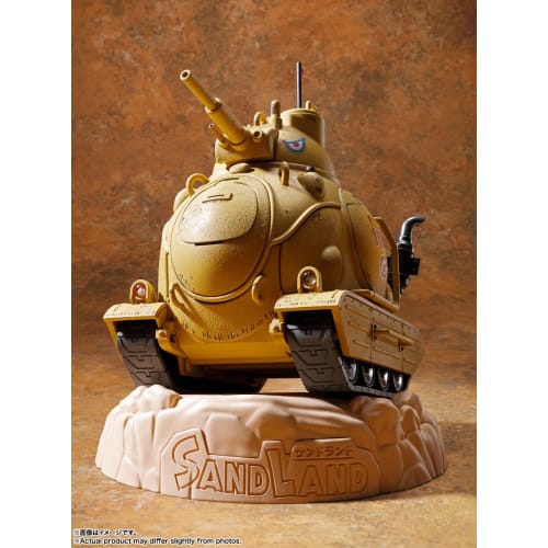 TAMASHII NATIONS Chogokin SAND LAND Sandland Royal Army Tank Corps No. 104, Approximately 150mm, PVC, ABS, and Die-cast Pre-painted Action Figure