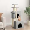 Scratching Post with Sisal Scratching Posts Light Grey 122 cm
