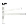 Heavy Duty Bathroom Organizer Swivel Towel Rack, 180 Degree Rotating Design, Wall Mounted Space Modern Hardware Aluminum Swing Holder, Anti-slip