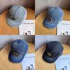 Modern Alphabet Embroidered Cotton Baseball Cap With Breathable Design For Teens