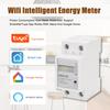 Single Phase Din Rail Wifi Smart Energy Meter Power Consumption Kwh Meter Wattmeter Support Smartlife/Tuya App Alexa Google Home