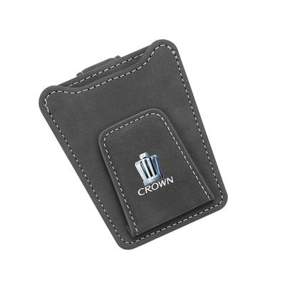 Зажим для автомобильных солнцезащитных очков Fumezu для автомобиля Honda, держатель для карт на солнцезащитный козырек и дизайн для очков с магнитом, легко совместимый с большинством автомобилей, серый, Корона