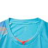 Спортивная футболка с коротким рукавом Li Ning серии Table Tennis, удобная, дышащая, унисекс, топ, цвет Дельфиний синий AAYV119-2