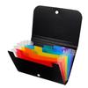 Small File Wallet Receipt Folder A6 Accordion Folder 7-layer 13-layer File Case Water Repellent with Self-adhesive Index Tabs