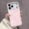 Чехол в кружевном стиле для iPhone 17 Pro Max 16 Pro 15 14 11 13 12 11 16E 17Air XR XS, текстура личи, мягкая крышка
