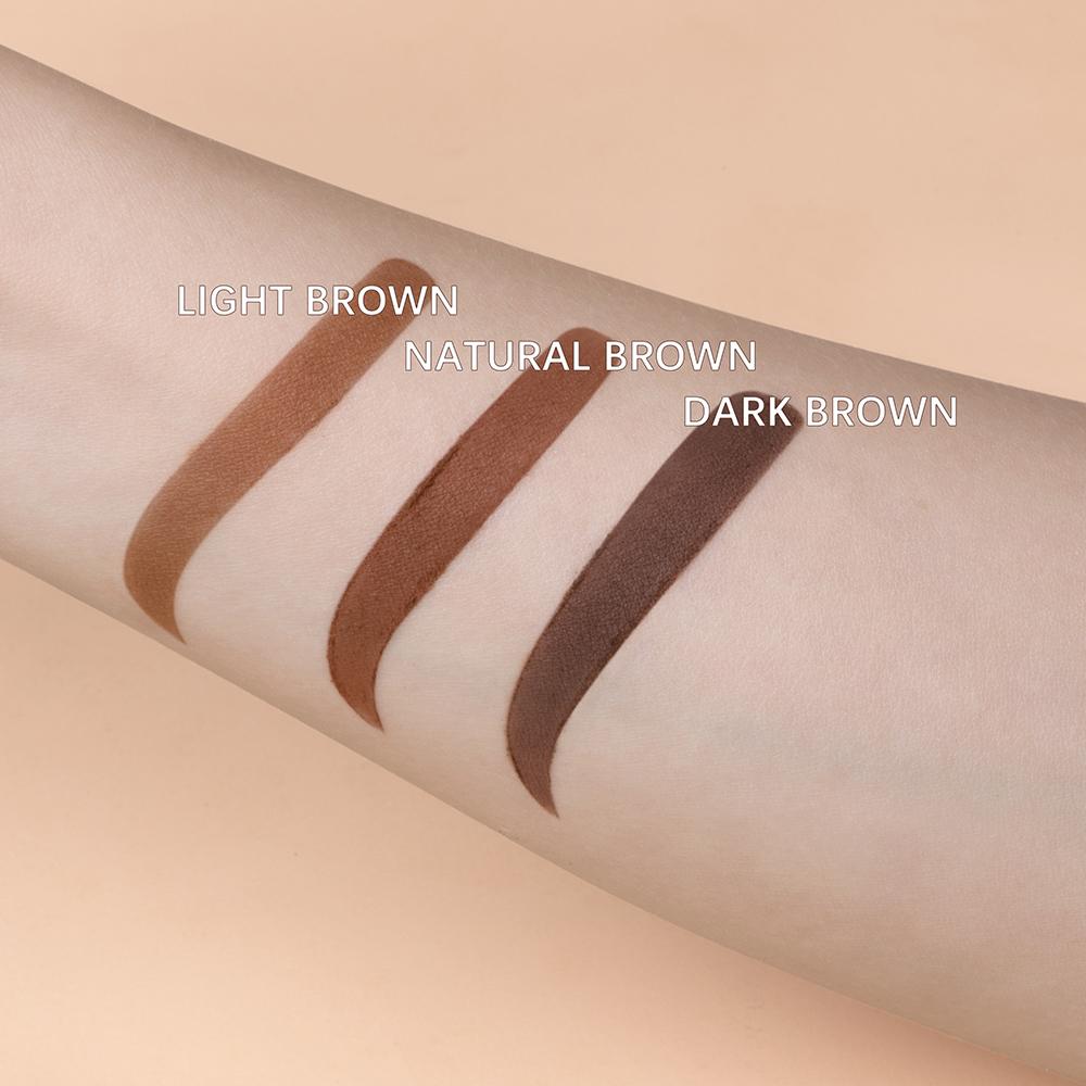 Eyebrow Stamp Stencil Kit 1 Pcs Eye Brow Stamp Shaping Kit All-day Wear Transfer-resistant Eyebrow Makeup Brow Shape with 10 PCS