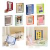 Photo Frame Acrylic Photo Holder for Desktop Display Support Horizontaled Vertical Clear