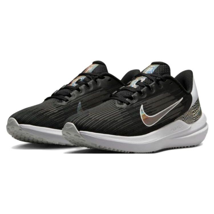 Nike Женские кроссовки Air Winflo 9 Premium Soundwave Черный Белый DR9831-001