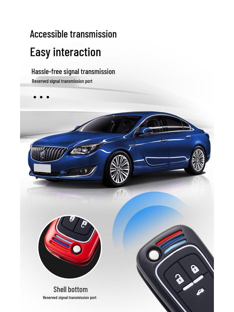 Сумка для ключа автомобиля Buick с металлическим защитным корпусом для моделей Regal, LaCrosse, Encore и GL8