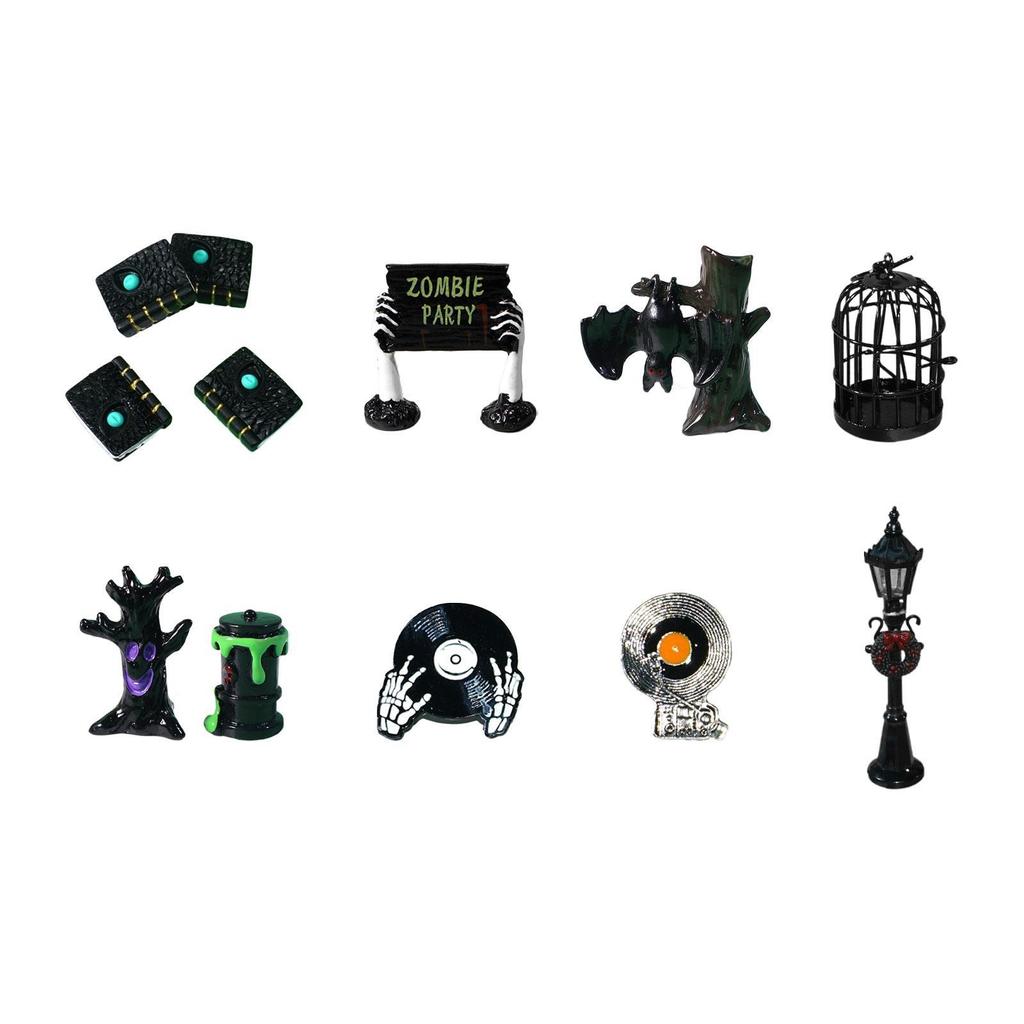 Halloween Figurine Collection for Scene Decoration with Mini Statues