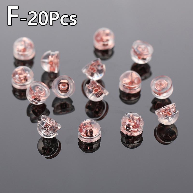 20 шт. набор сережек аксессуары серьги заглушки силиконовые беруши DIY силиконовые анти-потеря противоскользящие украшения
