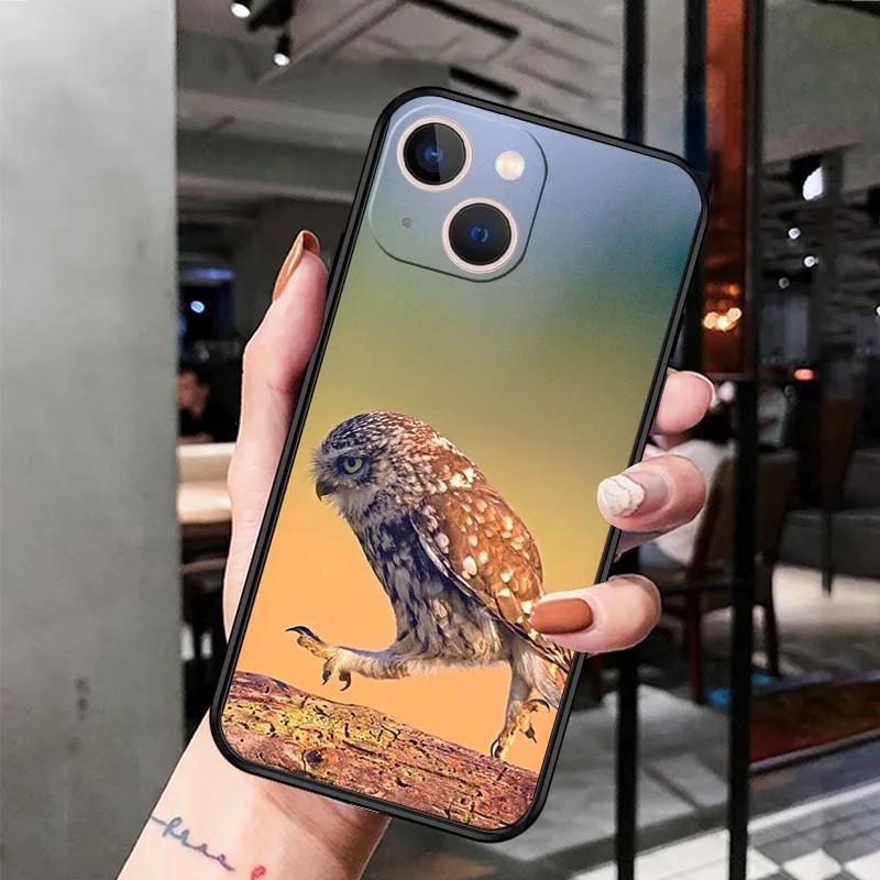 Чехол для мобильного телефона Apple Iphone15 Pro, роскошный и милый чехол для мобильного телефона с рисунком совы, окрашенный и устойчивый к падениям