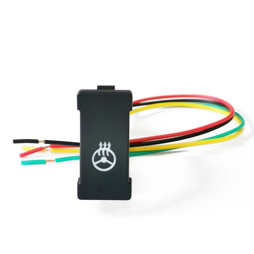 Modified Switch Car Fog Lights LED DRL Radar Recorder Fan Wheel Heated Power Push Button Switch for Iveco Daily Accessories