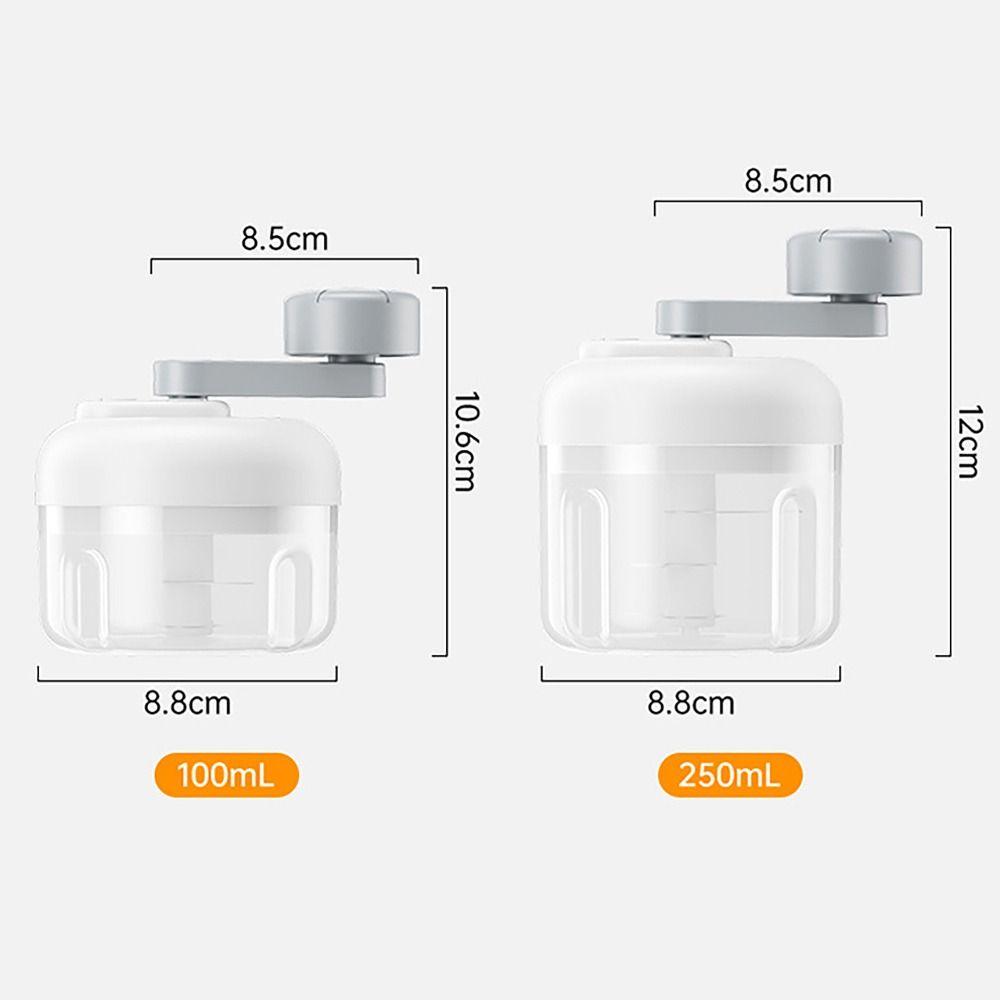 Tableware Garlic Pounder Cordless 100ml 250ml Food Stir Portable Food Grinder for Kitchen Tool