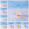10pcs/Set Micro Landscape Xams Tree Miniatures Cute Noctilucent Christmas Ornaments  Tabletop