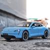 1/32 Porsches Taycan Coupe сплав спортивная модель автомобиля литая металлическая игрушечная машина модель автомобиля имитация звук и свет детский подарок