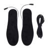 1 Pair Heated Insoles USB Heated Insoles Non Slip Temperature Control Heating Insole for Home