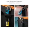 Locker Luggage Password Lock TSA Customs Code Lock Contrast Color Padlock 3 Digit Combination Lock