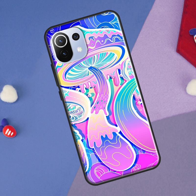 Психоделический арт-чехол с грибами для Xiaomi 14T Pro 11T 12T 13T 13 14 Ultra POCO X7 Pro X3 X5 F3 F5 F6 M6 X6 Pro