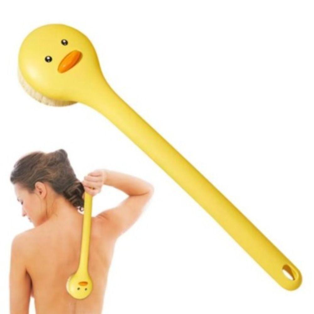 Soft Bristles Shower Scrubber Cute Bath Brush Universal Duck Bathing Brush Exfoliation