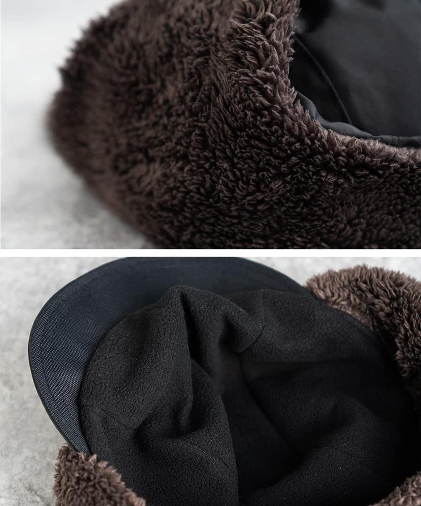 nakota Nylon Flight Cap with Ear Large Cold Weather and Free Size Head Circumference Black Water-Repellent Flaps, Size, Protection, Men's Women's,