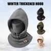 Winter Balaclava Windproof Ski Face Cushion Fleece Neck Warmer for Men Women Double-Layer