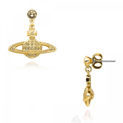 Серьги-пусеты Vivienne Westwood 62020025 R121 Mini Bath Relief