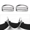 2Pcs Diving Weight Belt Slide Keeper Serrated Scuba Diving Weight Belt Retainer Stopper Diving D Rings Belt Buckle