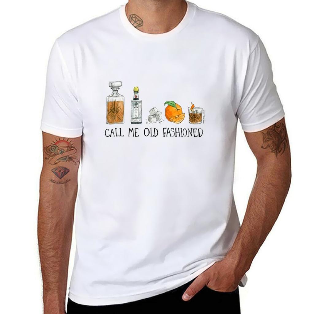 Call Me Old Fashioned Tshirt Basic Lightweight Short Sleeve Tee