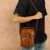 Single-shoulder Bag, Genuine Leather Men's Bag, Crossbody Bag, Retro Top Layer Cowhide Bag, Commuting and Casual Men's Bag