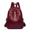 Женская сумка, кожаный рюкзак, женский простой модный повседневный рюкзак большой емкости в корейском стиле, дикий рюкзак