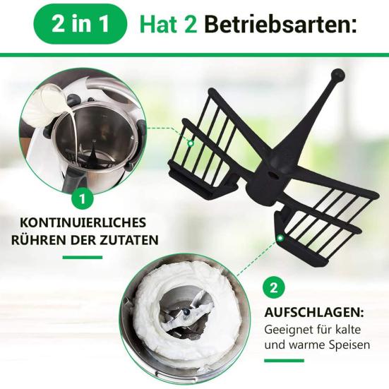 Yousheng венчик для смешивания эргономичный надежный пластиковый креативный венчик в форме бабочки для Thermomix-TM31/TM6/TM5