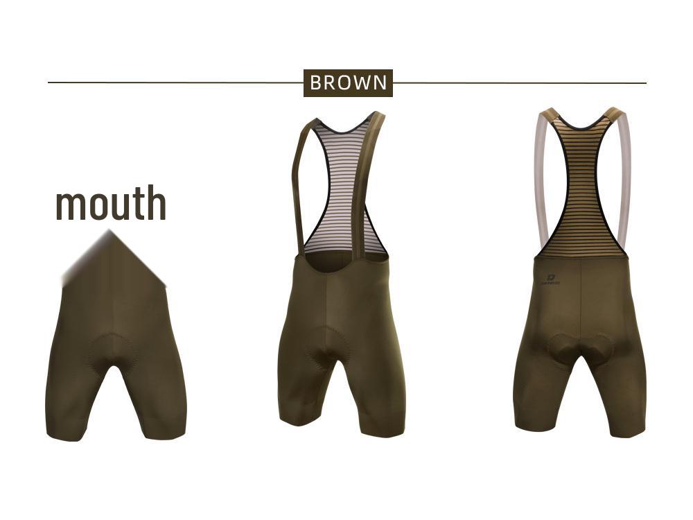 Летние велосипедные шорты-бибы Yongwei Darevie с противоскользящим эффектом - Высокоэластичные, цельные для горного/шоссейного велосипеда.